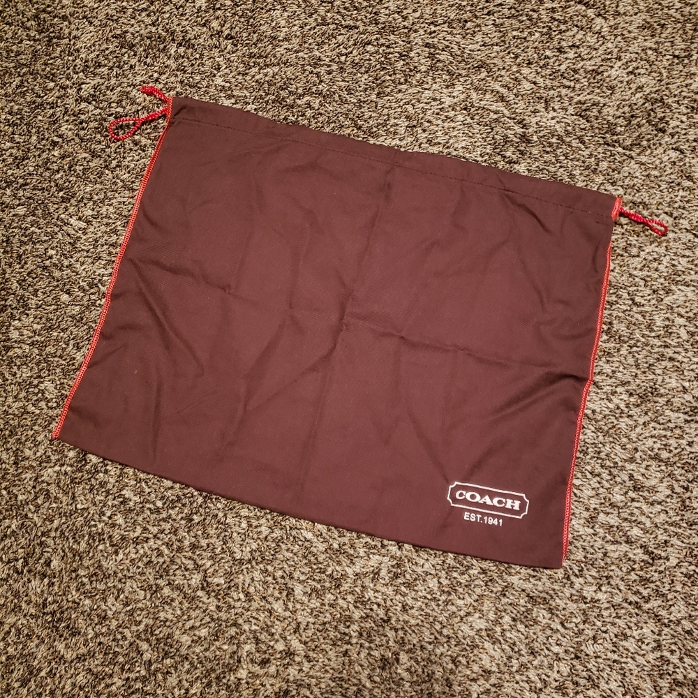 100% Authentic Small/Medium Brown Coach Dustbag